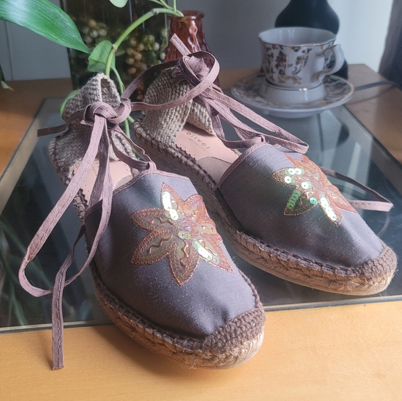 james oliver Jute Espadrille Wedges - Picture 2 of 11